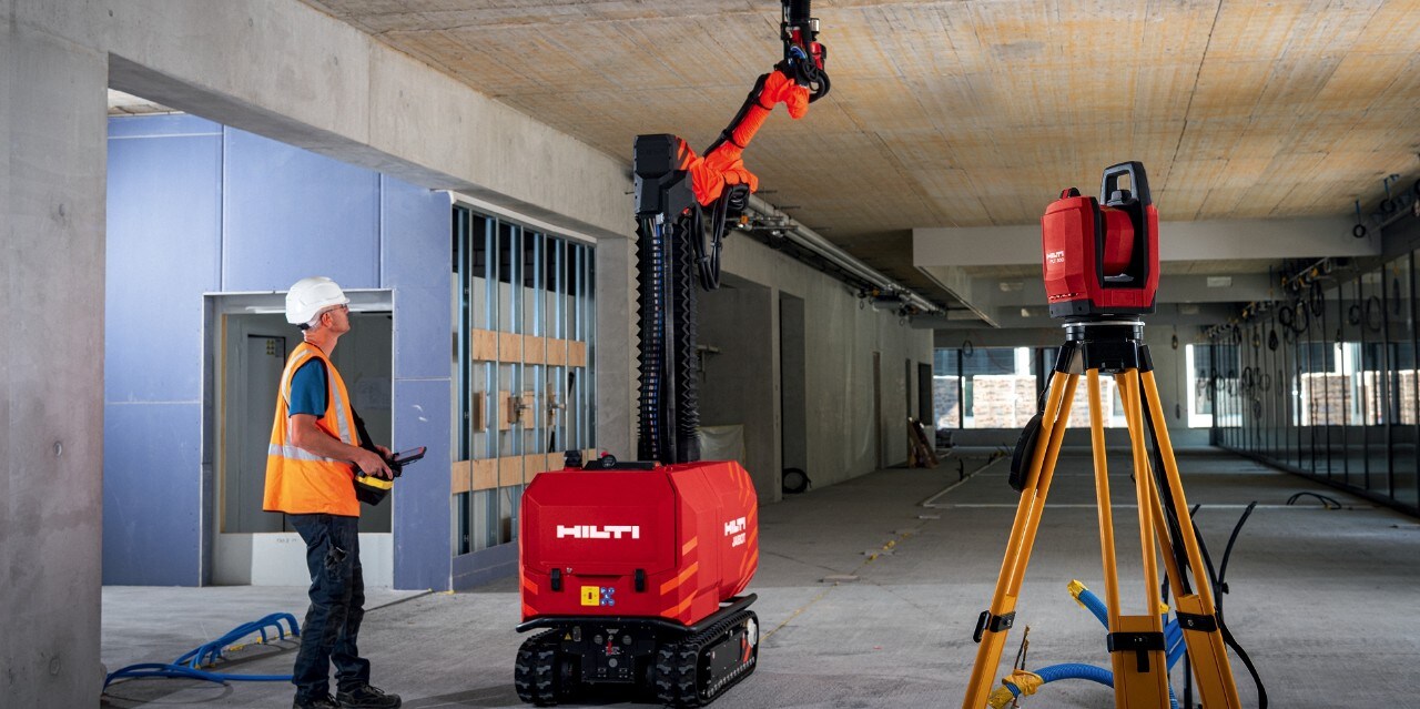 ヒルティ、BIM対応の建設現場用ロボットを発表