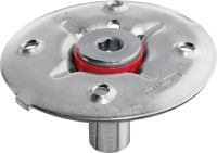 X-FCM-R HL 高荷重グレーチングファスナーディスク (ステンレス) 高い腐食環境下でスレッドスタッドを使用して床グレーチングを固定するための、ステンレス製高荷重グレーチングファスナーディスク