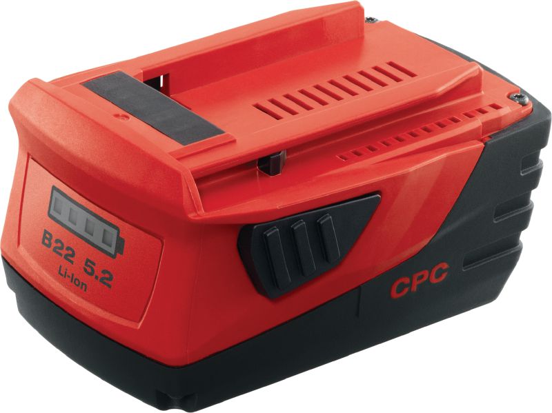 B22 5.2 22V バッテリー - 建設用電動工具用バッテリーパック - Hilti Japan