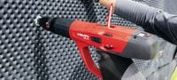 X-U P8鉄鋼/コンクリート用ネイル コンクリ―トや鉄鋼への留付け用、火薬式ツール用高性能シングルピン アプリケーション 4