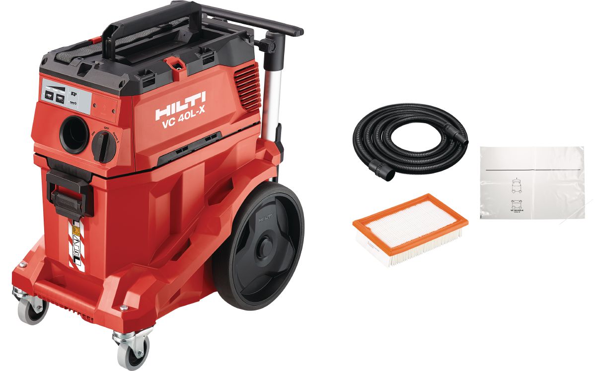 ヒルティ　HILTI　VC40-C集じん機　中古品　ホース付き　※キャスターの調子悪め※　【ハンズクラフト宜野湾店】 ヒルティ HILTI VC40-C集じん機 中古品 ホース付き ※キャスターの調子