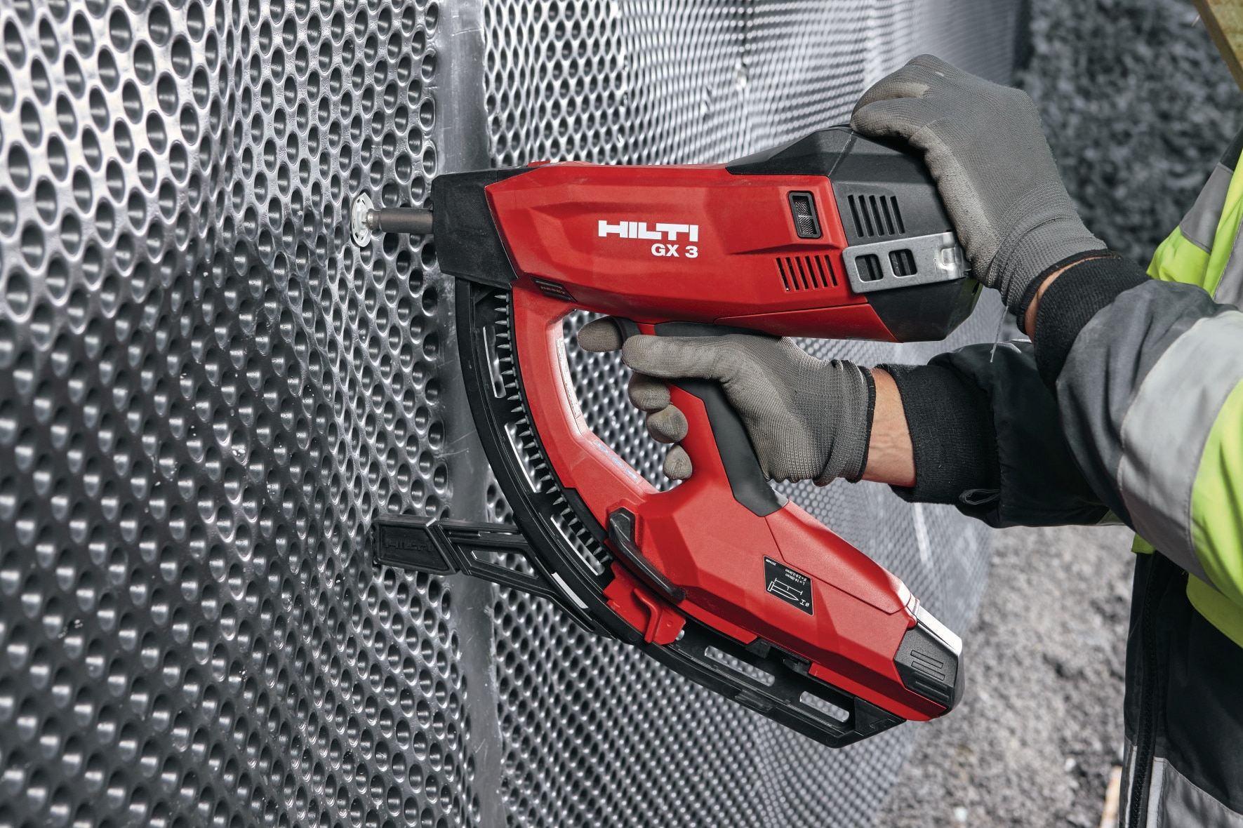 ☆品☆ HILTI ヒルティ ガス式鋲打機 GX120 ガス式鋲打ち機 ガスネイラ ガス銃 61530