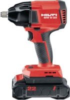 SIW 6-22 1/2” 充電式インパクト レンチ パワークラスの充電式インパクトレンチ、1/2 緩衝リングアンビル付き、コンクリートへのアンカー打設や鋼材・木材へのボルト締めなど幅広い用途に好適 (Nuron バッテリープラットフォーム)