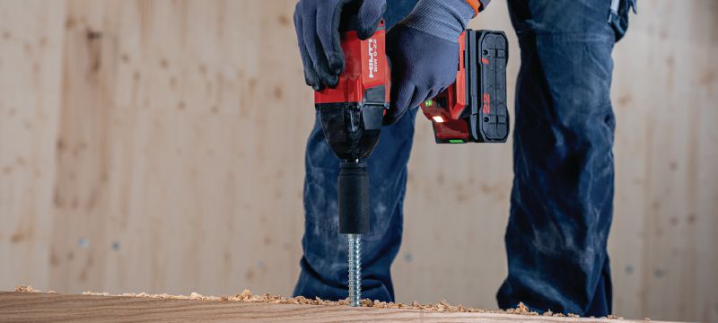 SIW 6-22 1/2” 充電式インパクト レンチ パワークラスの充電式インパクトレンチ、1/2 緩衝リングアンビル付き、コンクリートへのアンカー打設や鋼材・木材へのボルト締めなど幅広い用途に好適 (Nuron バッテリープラットフォーム) アプリケーション 1