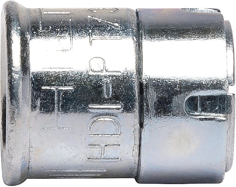 HDI-P TZ 内部コーン打込み式金属系アンカー コンクリート（ひびあり）への浅い埋め込みと耐震アプリケーション用の最高性能内部コーン打込み式金属系アンカー