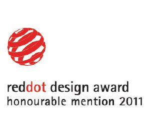                本製品は、レッドドットコミュニケーションデザイン賞の「Honourable Mention賞」を受賞しました。            