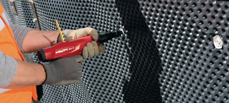 X-U P8鉄鋼/コンクリート用ネイル コンクリ―トや鉄鋼への留付け用、火薬式ツール用高性能シングルピン アプリケーション 1