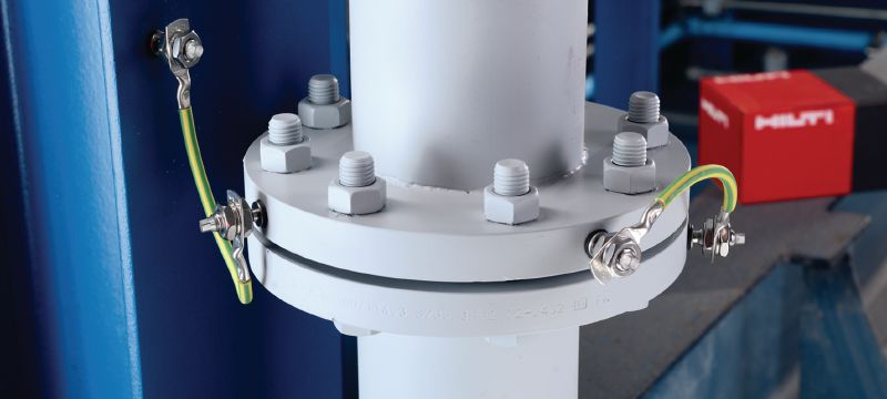 電気コネクター S-BT-ER 高い腐食環境での鋼材の電気接続用スレッドスクリューインスタッド（ステンレス鋼、ミリまたはウィットネジ） アプリケーション 1