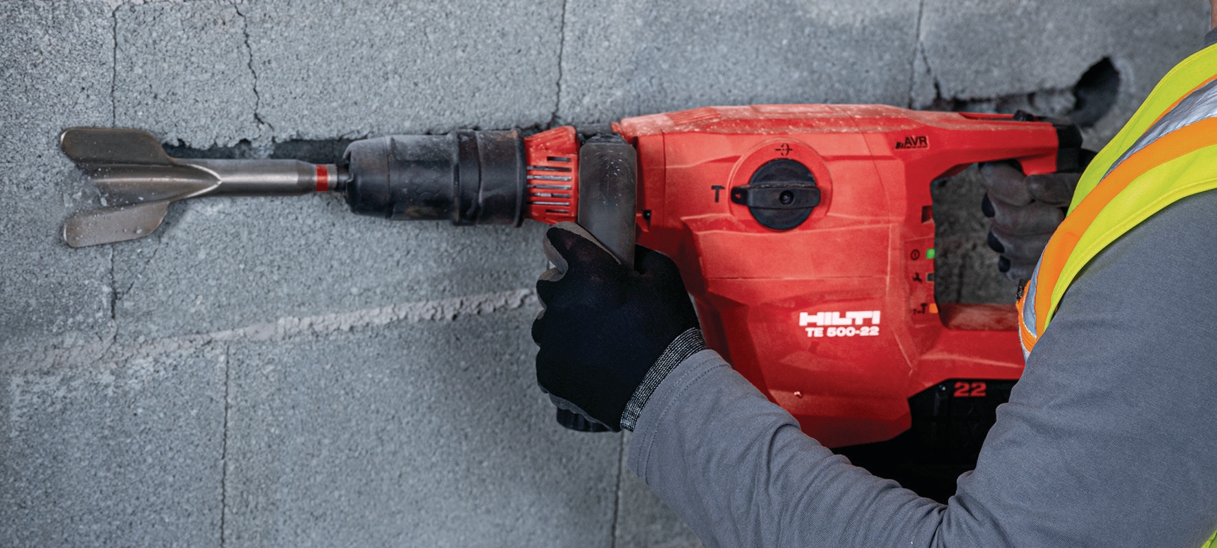 TE 500-22 充電式粉砕ハンマー - 充電式ハツリ機 - Hilti Japan