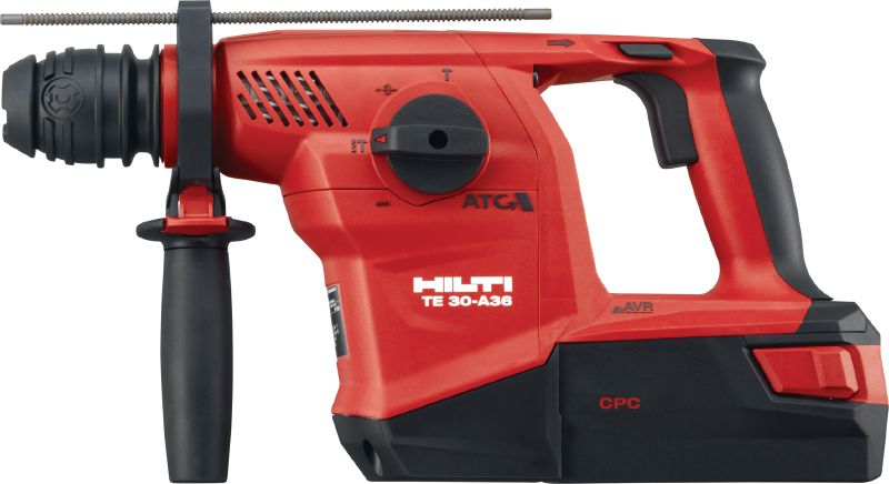 ☆品☆HILTI ヒルティ 36V 充電式ロータリーハンマードリル TE30-A36 バッテリー2個(5.2Ah 9.0Ah) ケース付 60506