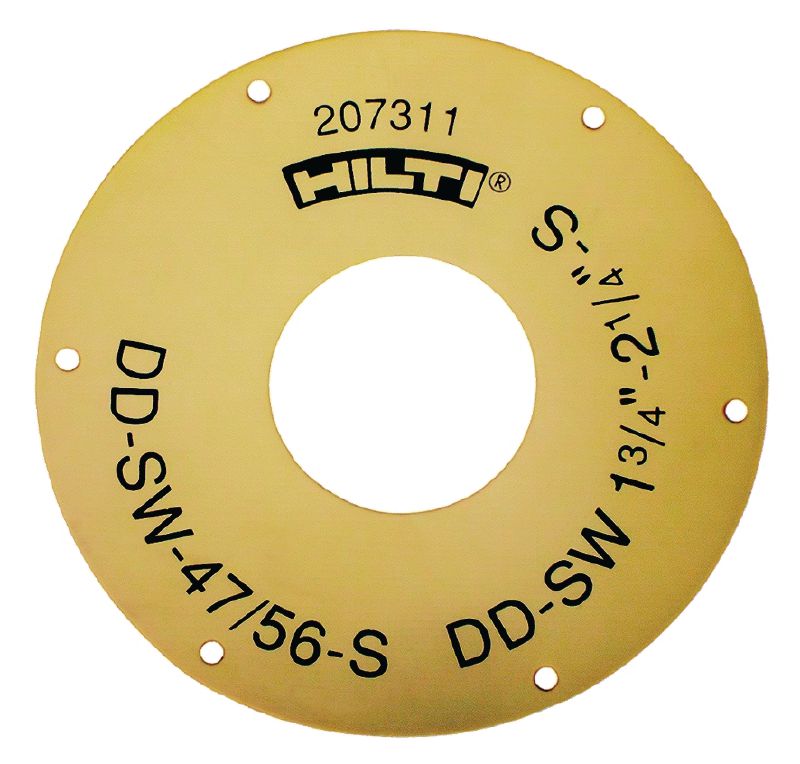 DD-SW-S シーリングワッシャー 直径 8 mm～87 mm のコアビット用の DD-WC-S ウォーターダムのシーリング